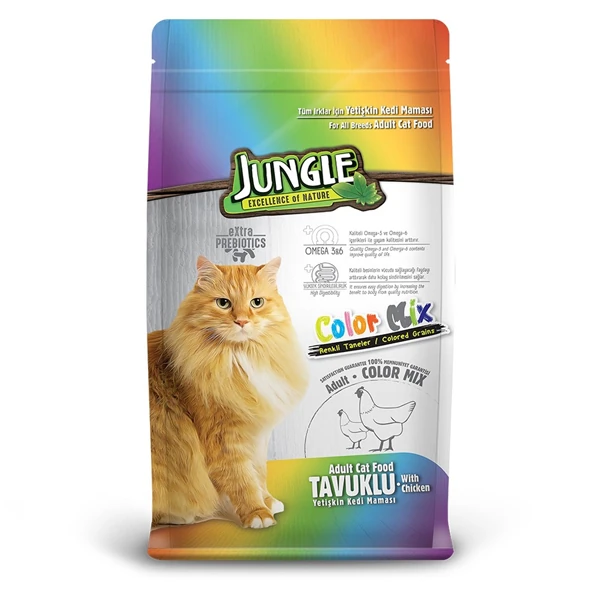 [JNGP-026] Jungle Colormix Tavuklu Kedi Maması