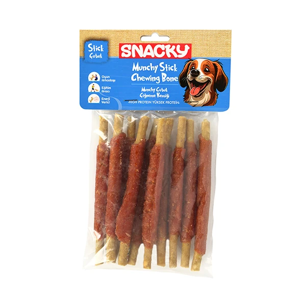 [PIDP-020] Snacky Munchy Ördekli Sargılı Kemik Köpek Ödül 10 Adet