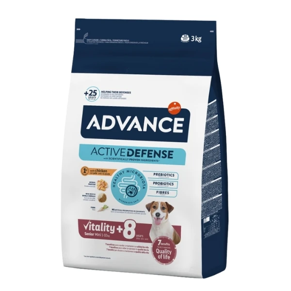 [223-547311] Advance Senior Mini Tavuklu Küçük Irk Yaşlı Köpek Maması (3 Kg)