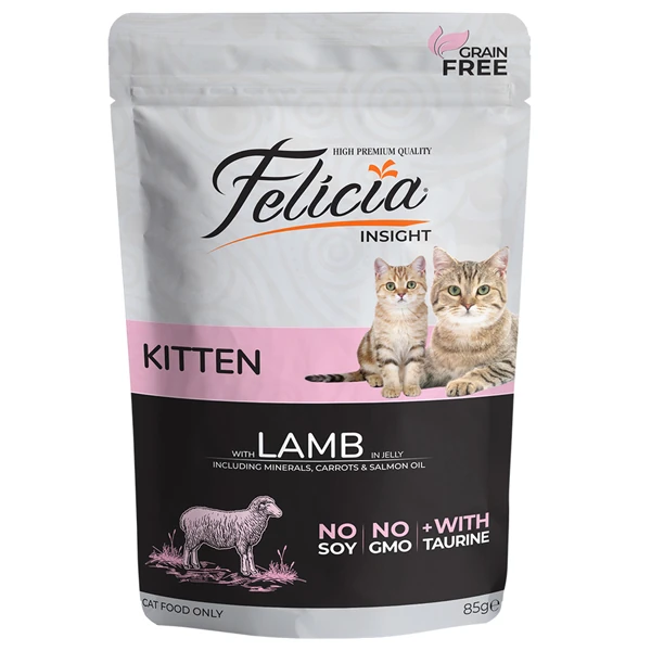 Felicia Etli Pouch Yavru Konserve Kedi Maması