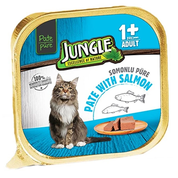 [JNGA-005] Jungle Balıklı Pate Yetişkin Konserve Kedi Maması (1 Adet)