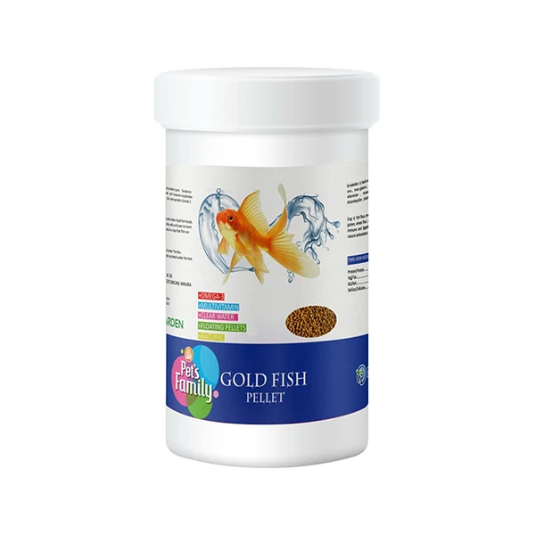 [302-0043] Pets Family Gold Fish Pellet Granül Japon Balığı Yemi