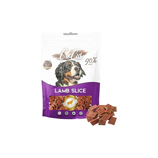 [320-008] Crocus Slice Kuzulu Tahılsız Köpek Ödül Maması (1 Adet)