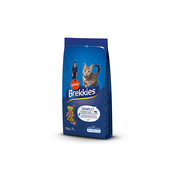 [222-923516] Brekkies Excel Tavuklu ve Balıklı Yetişkin Kedi Maması
