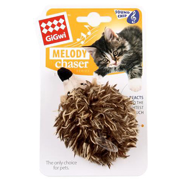 [PIGW-032] Gigwi Melody Chaser Ağustos Böceği Ses Kontrollu Kedi Oyuncağı (Kirpi)