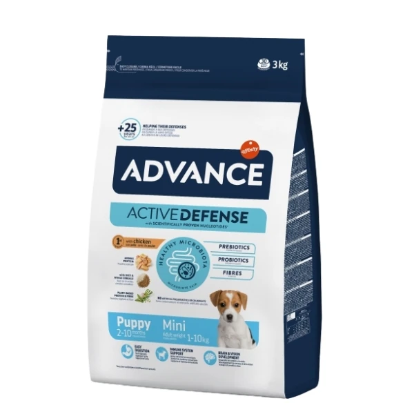[223-501319] Advance Puppy Mini Tavuklu Küçük Irk Yavru Köpek Maması (3 Kg)