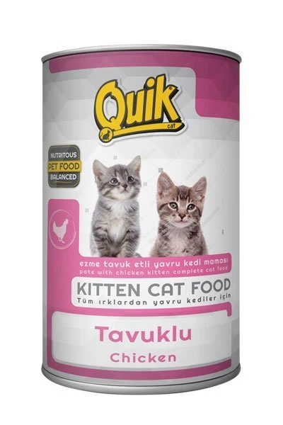 [PIMN-010] Quik Kitten Tavuklu Yavru Konserve Kedi Maması (1 Adet)