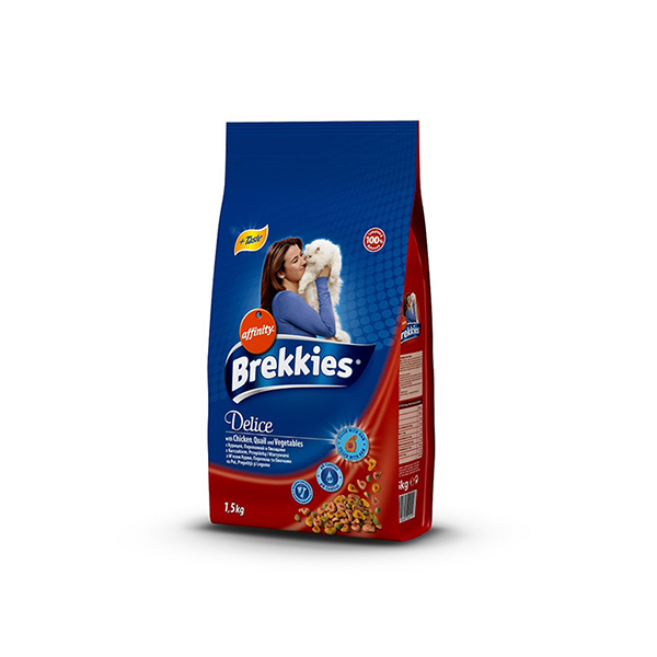 [222-920251] Brekkies Excel Tavuk Bıldırcın ve Sebzeli Yetişkin Kedi Maması