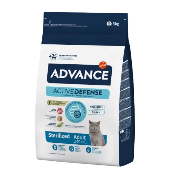 Advance Sterilised Hindili Yetişkin Kısırlaştırılmış Kedi Maması