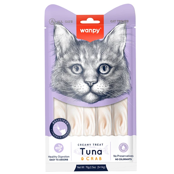 [PIWP-029] Wanpy Krema Ton Balık ve Yengeçli Kedi Ödül Maması (1 Adet)
