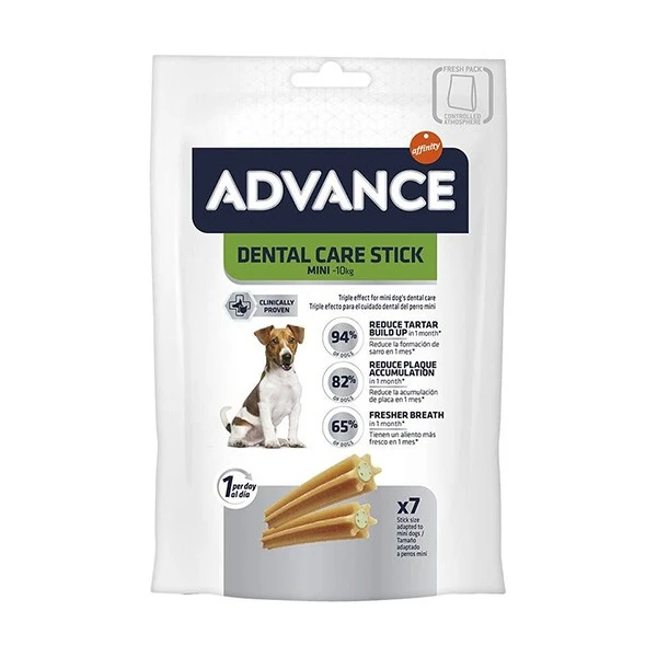 [224-920855] Advance Dental Stick Mini Irk Yetişkin Köpek Ödül Maması (90 Gr)