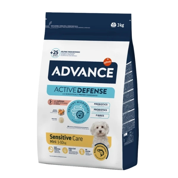[223-921515] Advance Mini Sensitive Somonlu Küçük Irk Yetişkin Köpek Maması (3 Kg)