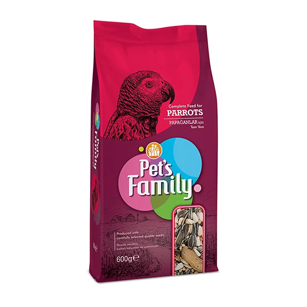 [300-014] Pets Family Sağlıklı ve Dengeli Beslenen Papağan Yemi