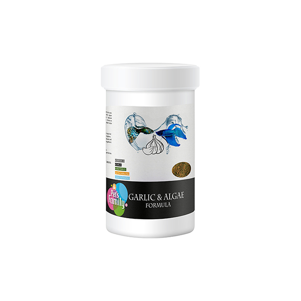 [302-0099] Pets Family Garlic ve Algae Granül Tropikal Balık Yemi (50 Gr)