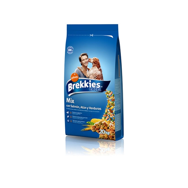 [222-927438(706611)] Brekkies Excel Somonlu ve Sebzeli Yetişkin Köpek Maması