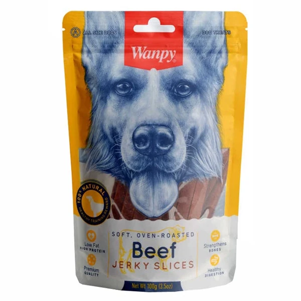 [PIWP-012] Wanpy Yumuşak Sığır Eti Parçalı Köpek Ödül Maması (1 Adet)