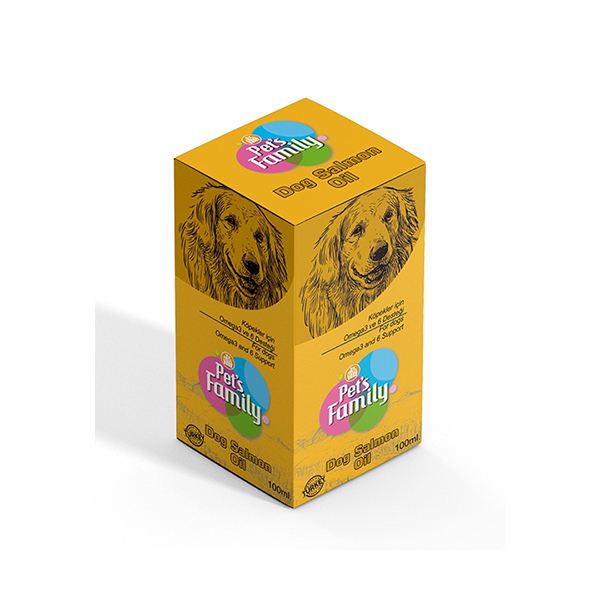 [301-016] Pets Family Köpek Deri ve Tüy Bakımı Desteği için Somon Yağı