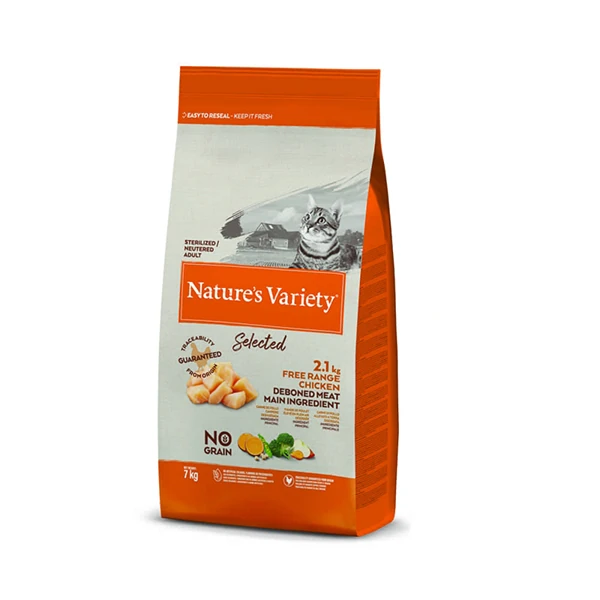 [241-927182] Natures Variety Selected Tavuklu Tahılsız Kısırlaştırılmış Yetişkin Kedi Maması