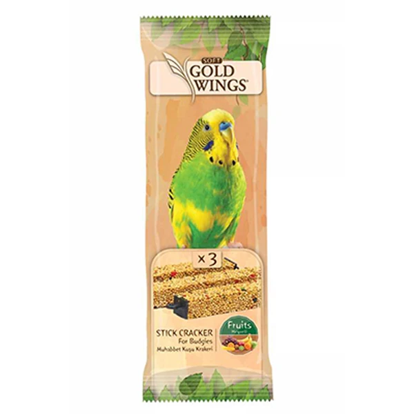 [GW-024] Gold Wings Meyveli Muhabbet Kuşu Krakeri
