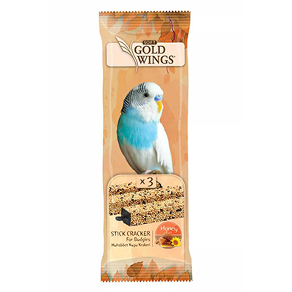 [GW-023] Gold Wings Ballı Muhabbet Kuşu Krakeri