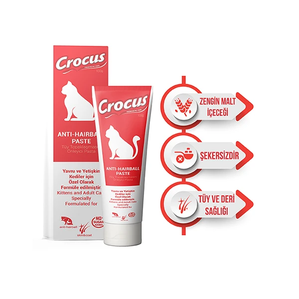 [321-01] Crocus Anti Hairball Tüy Yumağı Önleyici Kedi Maltı