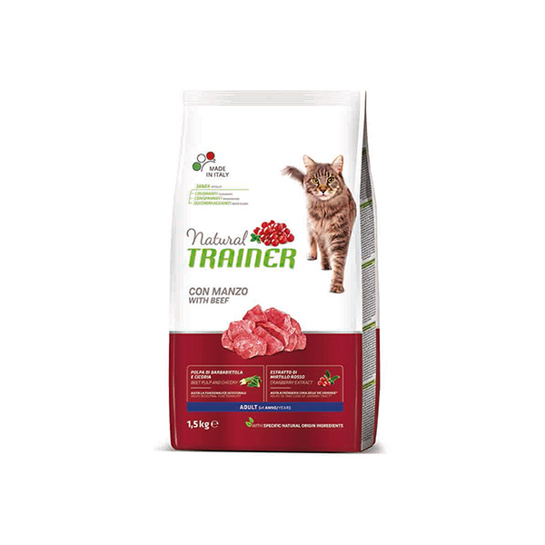 [225-924916] Natural Trainer Adult Beef Sığır Etli Yetişkin Kedi Maması