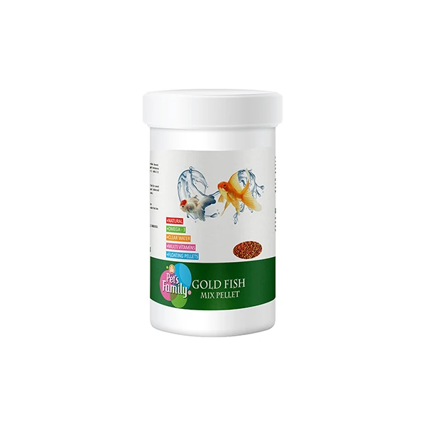 [302-0036] Pets Family Gold Fish Mix Granül Japon Balığı Yemi (100 Ml)