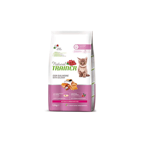 [225-924922] Natural Trainer Kitten Salmon Somonlu Yavru Kedi Maması