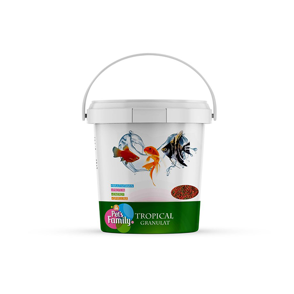 [302-0035] Pets Family Tropical Granulat Tropikal Granül Balık Yemi