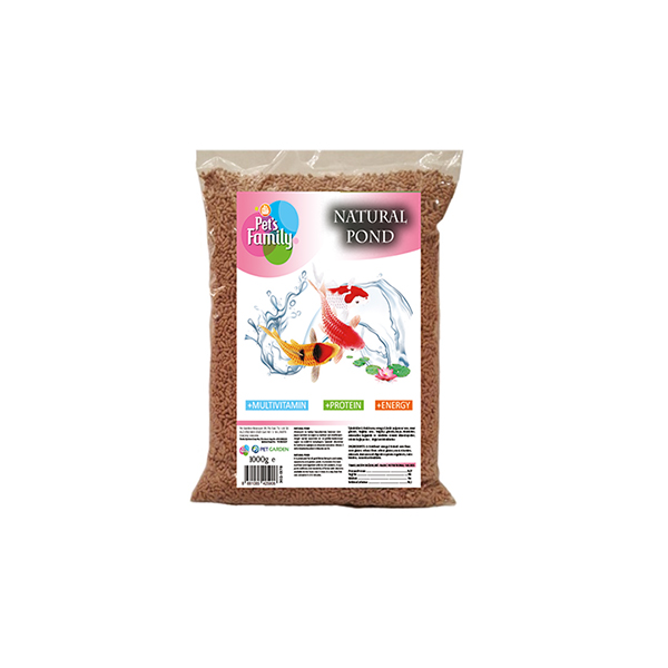 [302-0178] Pets Family Pond Yem Natural Balık Yemi