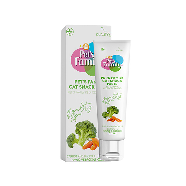 [301-038] Pets Family Kedi Ödül Havuçlu Brokoli Paste