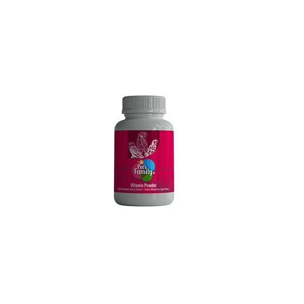 [301-032] Pets Family Vitamin Kuşlar için Toz Vitamin