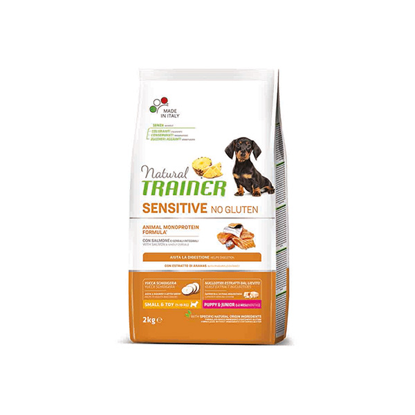 [225-925236] Natural Trainer Kuzu Etli Glutensiz Hassas Küçük Irk Yavru Köpek Maması