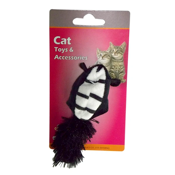 [520-550435] Eastland Kokarca Şeklinde Hışırtılı Peluş Kedi Oyuncağı