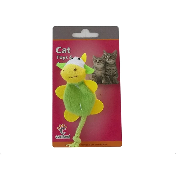 [520-550436] Eastland İnek Hışırtılı Peluş Kedi Oyuncağı