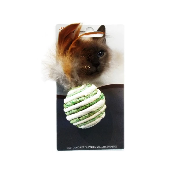 [520-550201] Eastland Hasır Kedi Top Oyuncağı