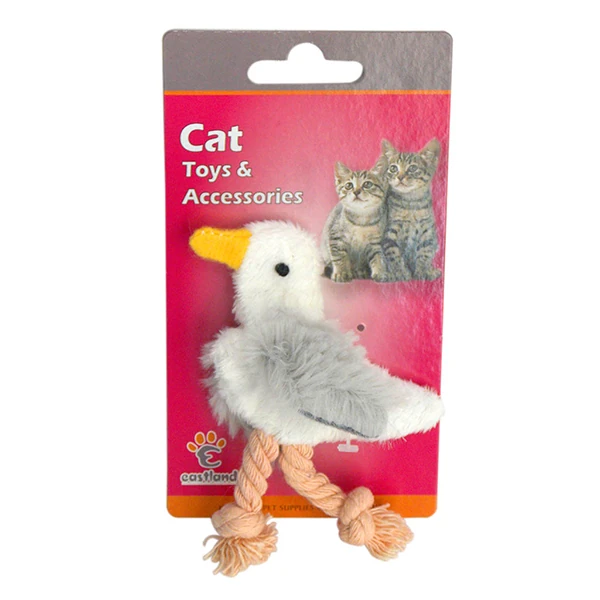 [520-550430] Eastland Hışırtılı Peluş Kuş Kedi Oyuncağı