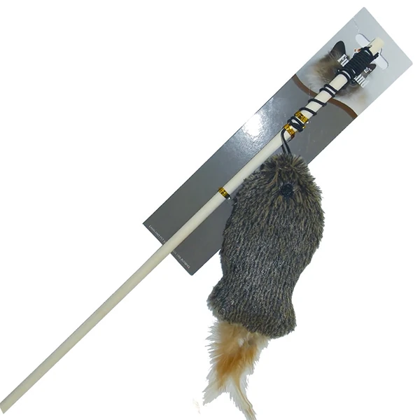 [520-550524] Eastland Peluş Kedi Otlu Kedi Oltası Oyuncağı