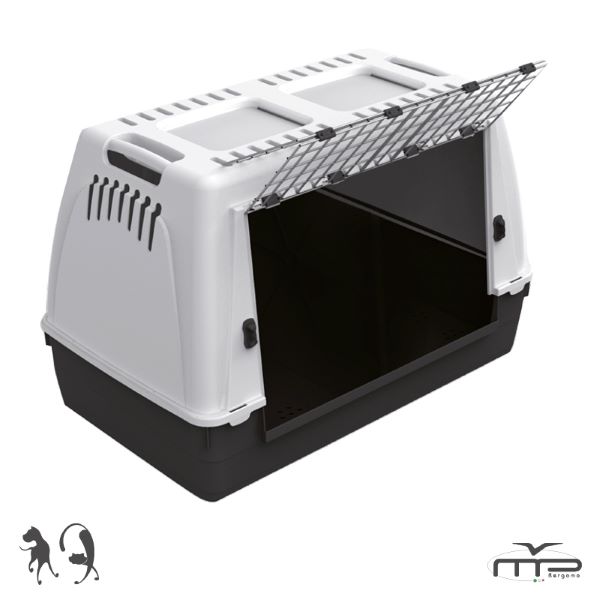 [390-10100VE18] Mp Wojer Bracco 100 Köpek Taşıma Kafesi Gri