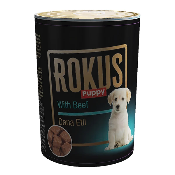 [536-26] Rokus Dana Etli Konserve Yavru Köpek Maması (1 Adet)