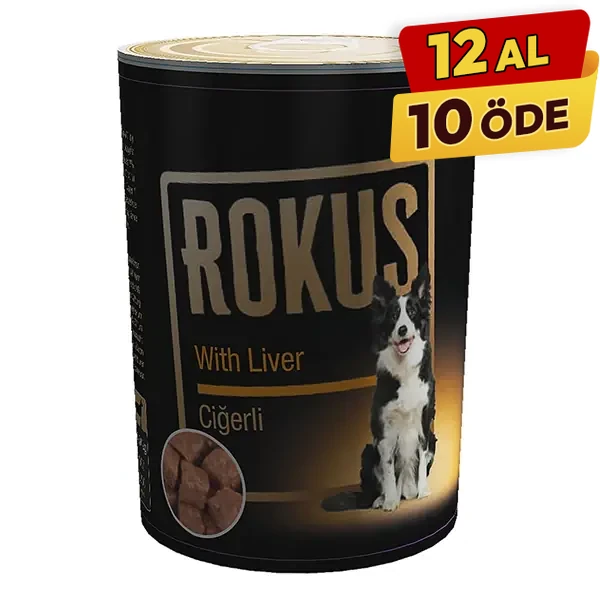 Rokus Ciğerli Yetişkin Konserve Köpek Maması