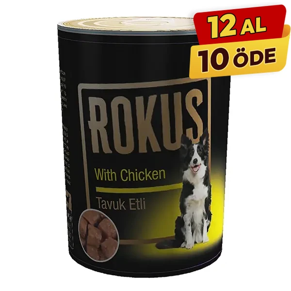 Rokus Tavuklu Yetişkin Konserve Köpek Maması