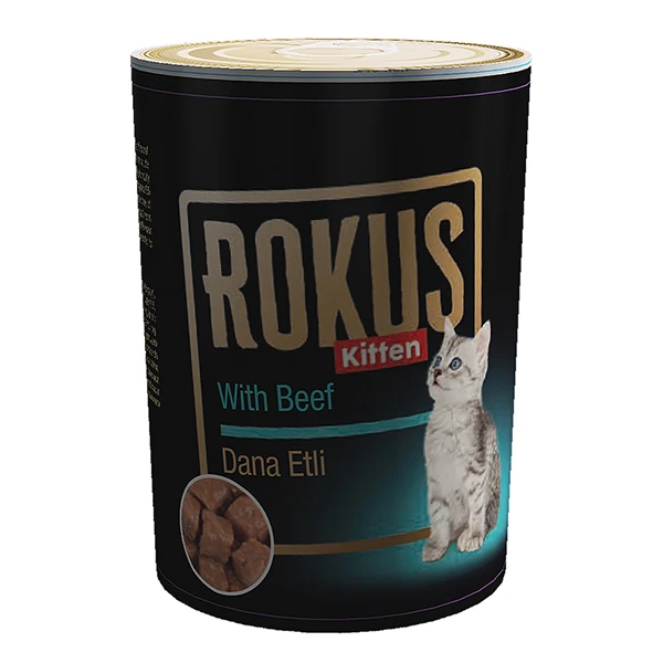 [536-08] Rokus Tavuklu Yavru Konserve Kedi Maması (1 Adet)