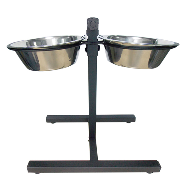 [551-VM2702C] Tommy Ayaklı Ayarlanabilir Kedi ve Köpek Mama ve Su Kabı (64 Oz)