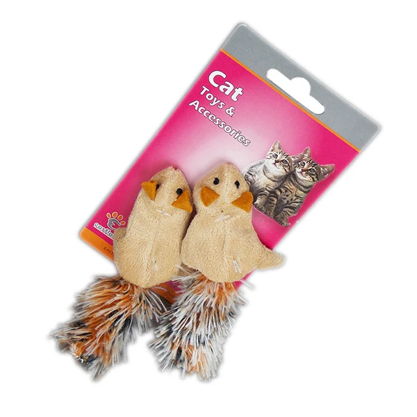[520-XC25] Eastland Otlu Hışır Peluş Sincap Kedi Oyuncağı