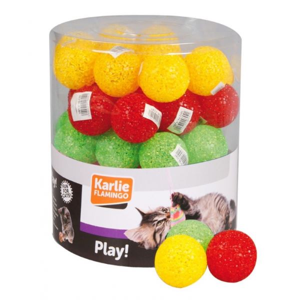 [555-502101] Karlie Top Plastik Kedi Oyuncağı 5 Cm