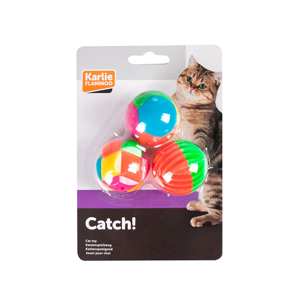 [555-503895] Karlie Çıngıraklı Kedi Top Oyuncağı