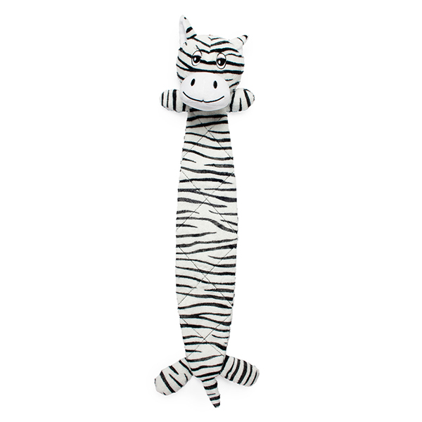 [555-521534] Karlie Uzun Peluş Köpek Oyuncağı (Zebra)