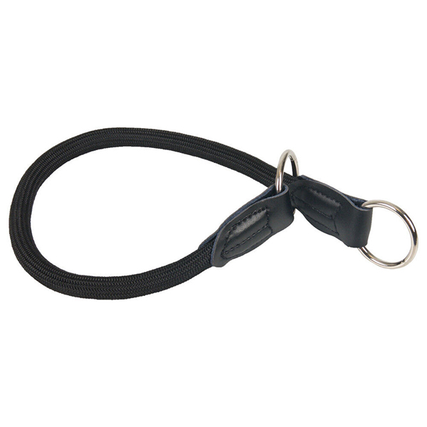 [555-515925] Karlie Suni Deri Köpek Eğitim Tasması (Siyah, 40x1.2 Cm)