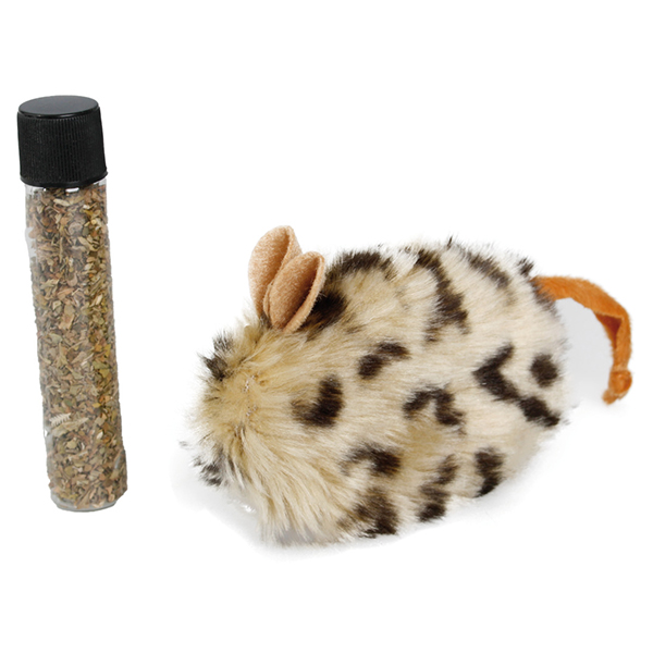 [555-560103] Karlie Catnip Özü Tozu ve Peluş Fare Kedi Oyuncağı